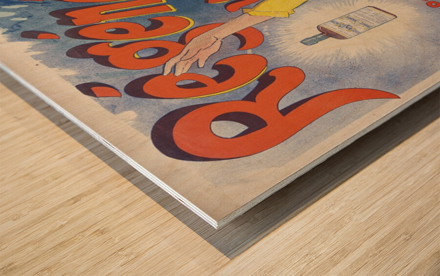 Sirop Vincent 1893 Poster by Jules Chéret Wood print