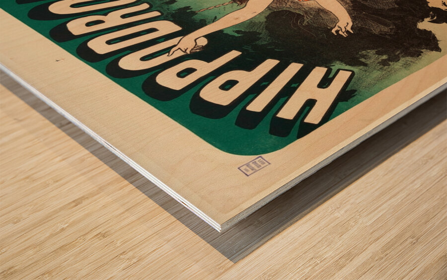 Léona Dare 1882 Poster by Jules Chéret Wood print