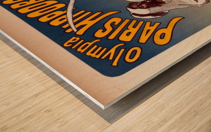 Exhibition D’arabes Du Sahara 1899 Poster by Jules Chéret Wood print