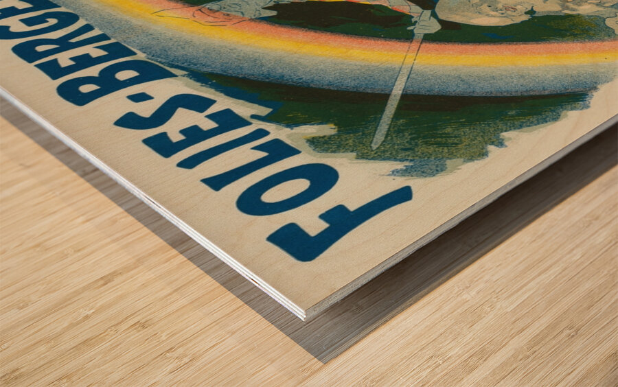 L’arc-En-Ciel 1896 Poster by Jules Chéret Wood print