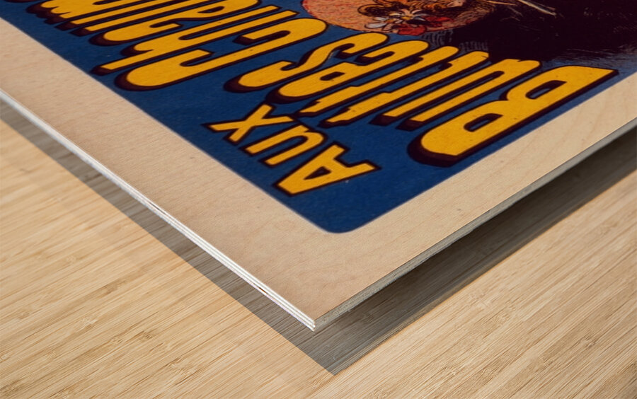 Magasin Des Buttes Chaumont 1899 Poster by Jules Chéret Wood print