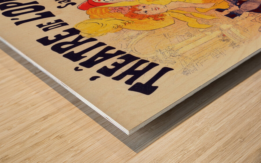 Bals De L’opéra En 1899 1899 Poster by Jules Chéret Wood print