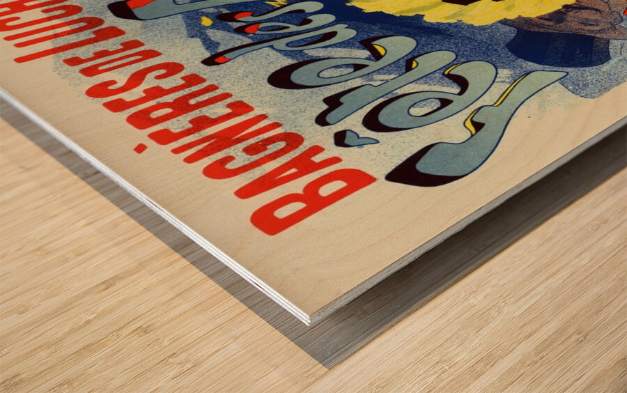 Fête Des Fleurs De Bagnères-De-Luchon 1898 Poster by Jules Chéret Wood print