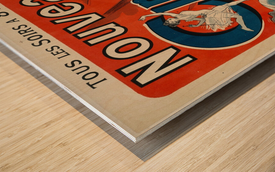 Nouveau Cirque 251 Rue St. Honoré 1886 Poster by Jules Chéret Wood print