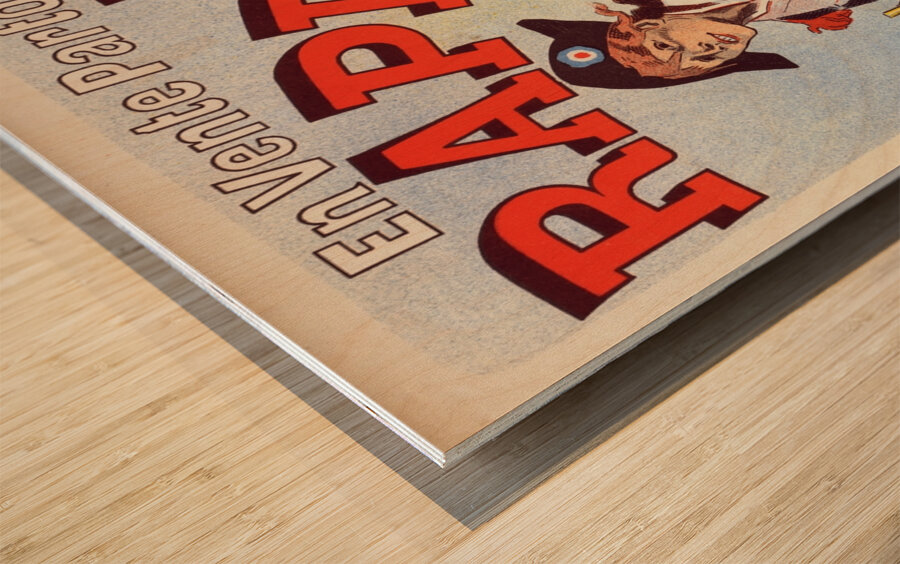 Le Rappel 1900 Poster by Jules Chéret Wood print