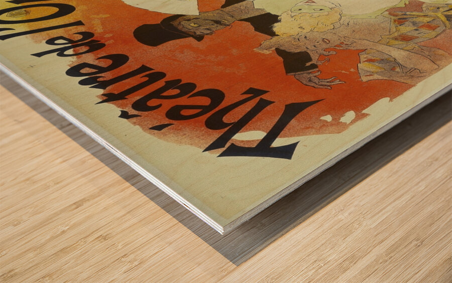 Théâtre De L’opéra 1895 Poster by Jules Chéret Wood print