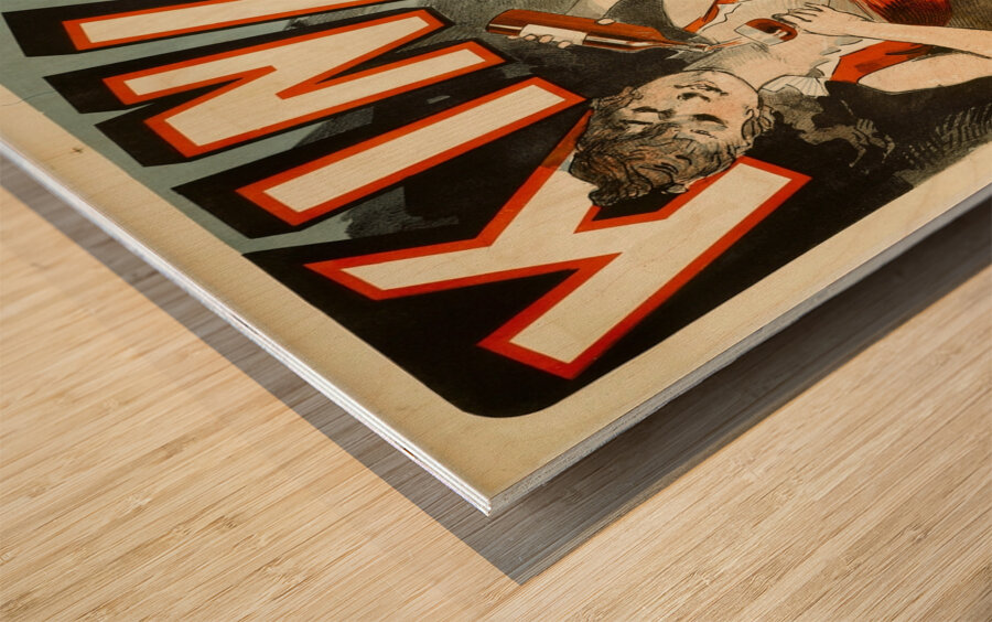 Kinia RaffardAmer Toni-Aperitif 1888 Poster by Jules Chéret Wood print