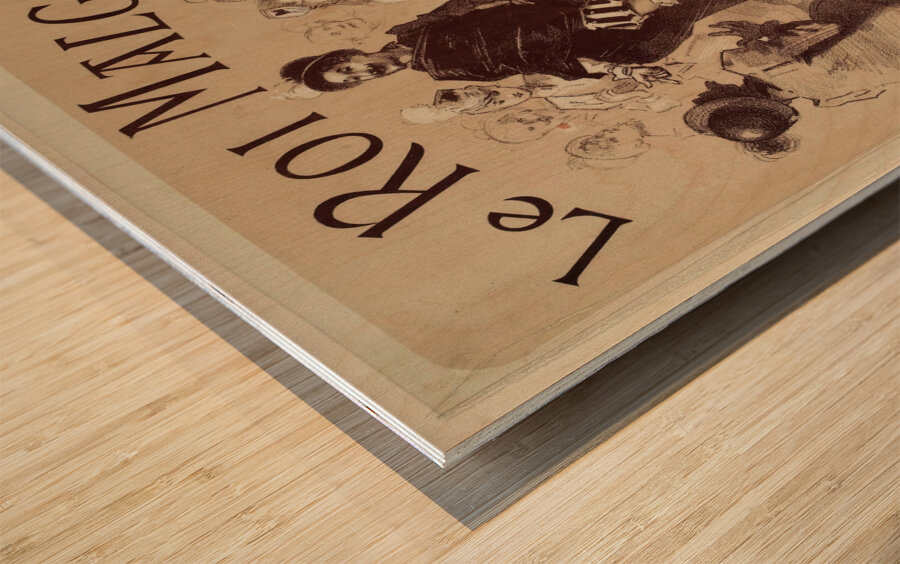 Le Roi Malgré Lui 1887 Poster by Jules Chéret Wood print