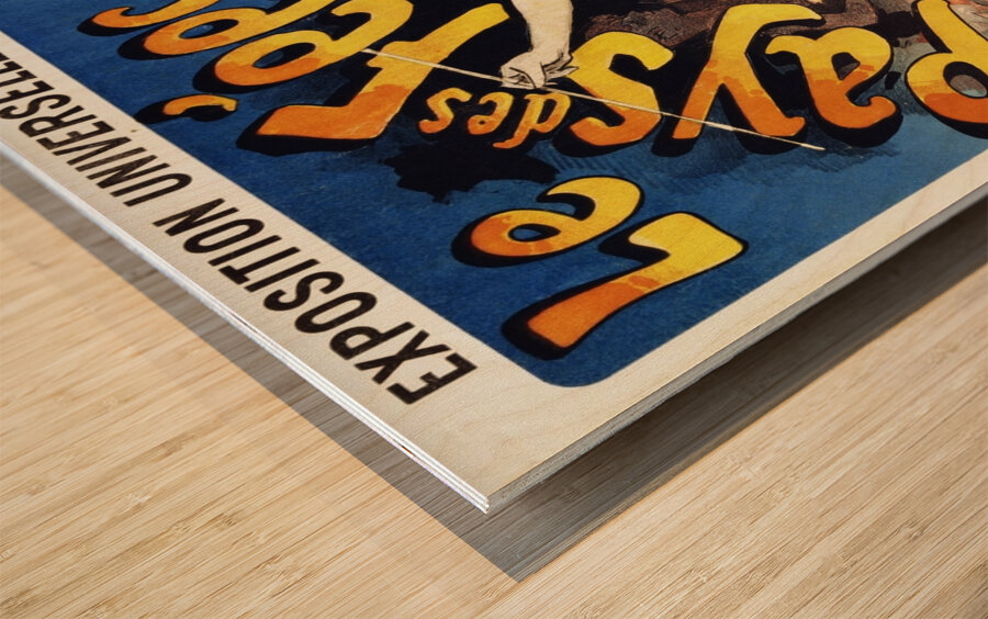 Le Pays Des Fees Poster 1889 Poster by Jules Chéret Wood print