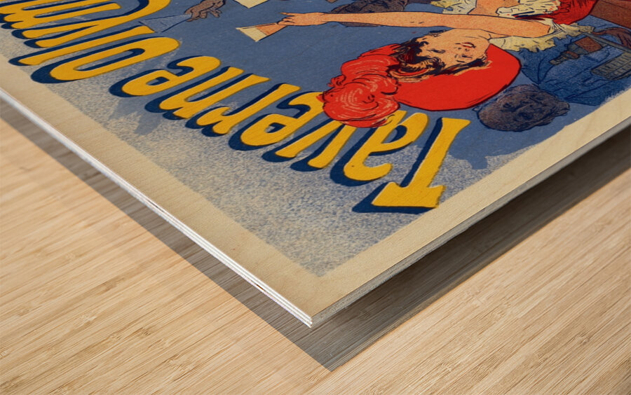 Taverne Olympia 1900 Poster by Jules Chéret Wood print