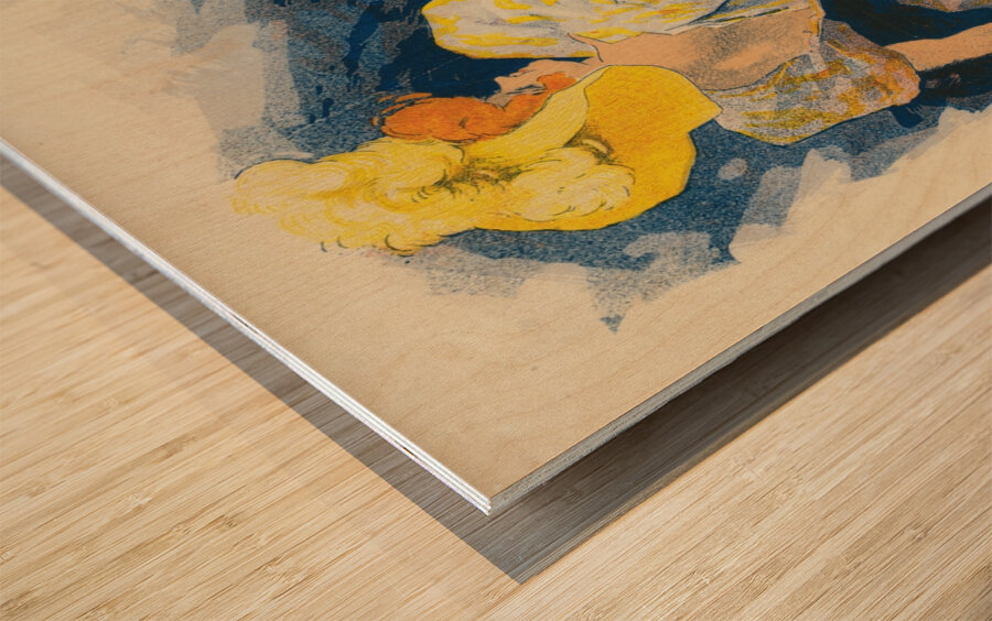 Punch Grassot 1896 Poster by Jules Chéret Wood print