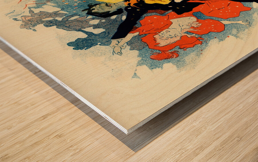 Redoute Des Étudiants 1897 Poster by Jules Chéret Wood print