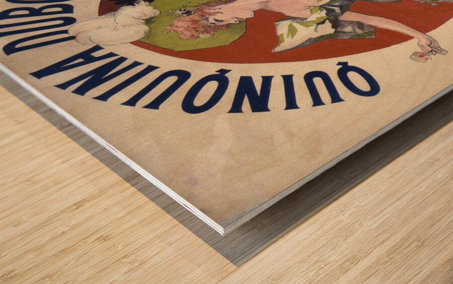 Quinquina Dubonnet apéritif dans tous les cafés 1895 Poster by Jules Chéret Wood print