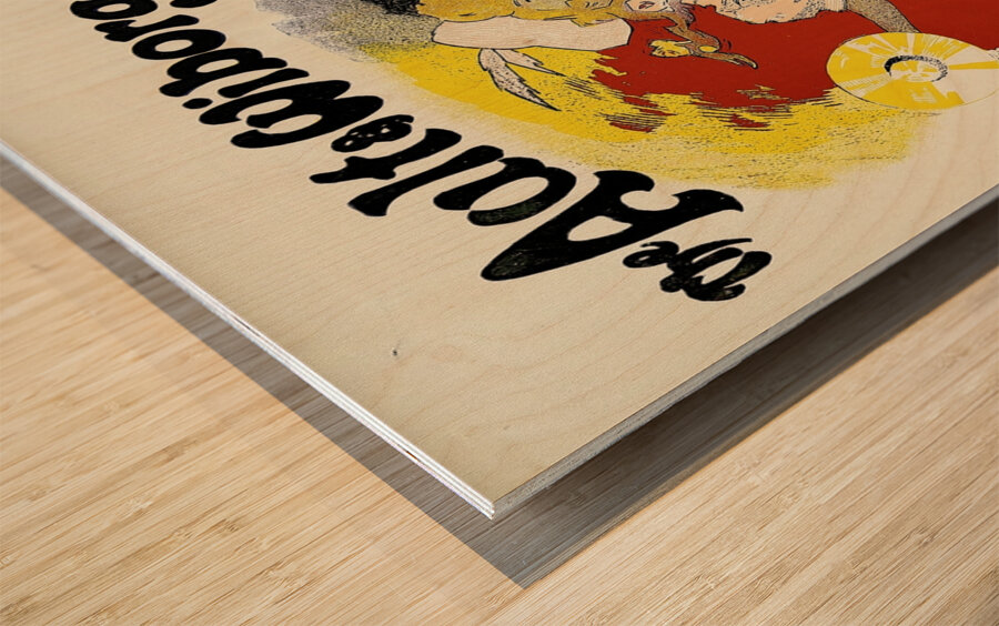 Ault and Wiborg Ad. 089 1890-1913 Poster by Jules Chéret Wood print