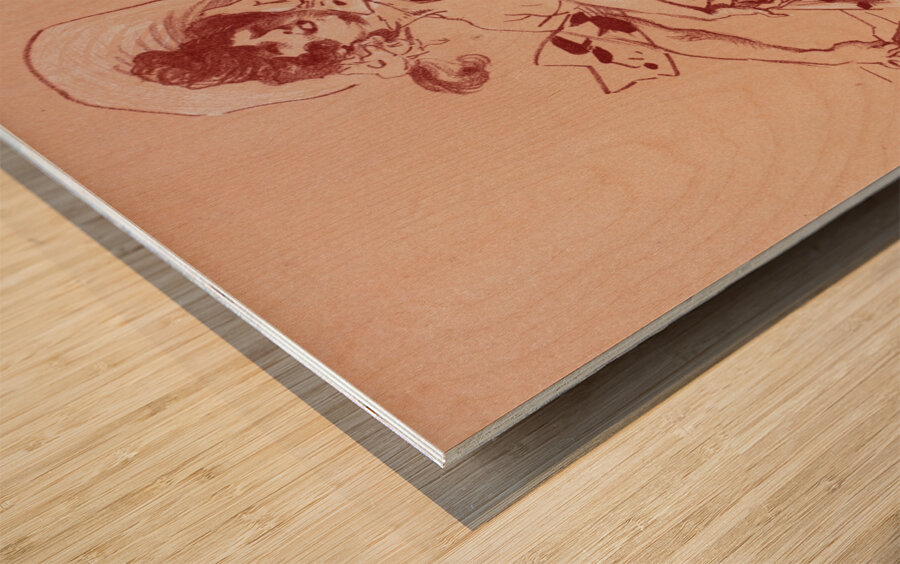 Maîtres de l’Affiche 1900 Illustration by Jules Chéret Wood print