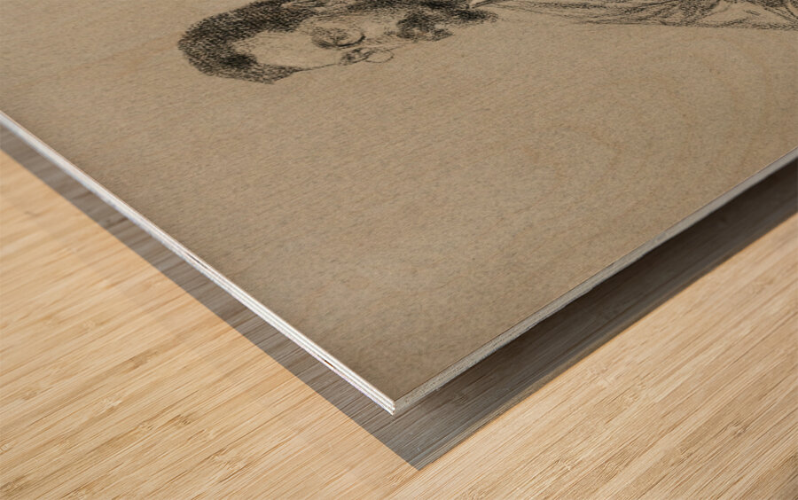 Portrait of Louis Vauxcelles 1909 Drawings by Jules Chéret Wood print