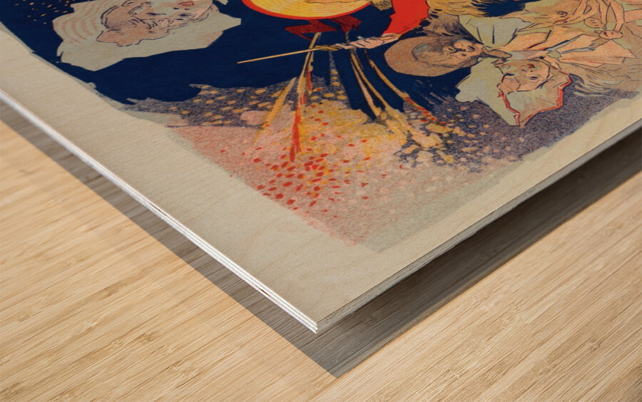 Casino d’Enghien 1898 Poster by Jules Chéret Wood print