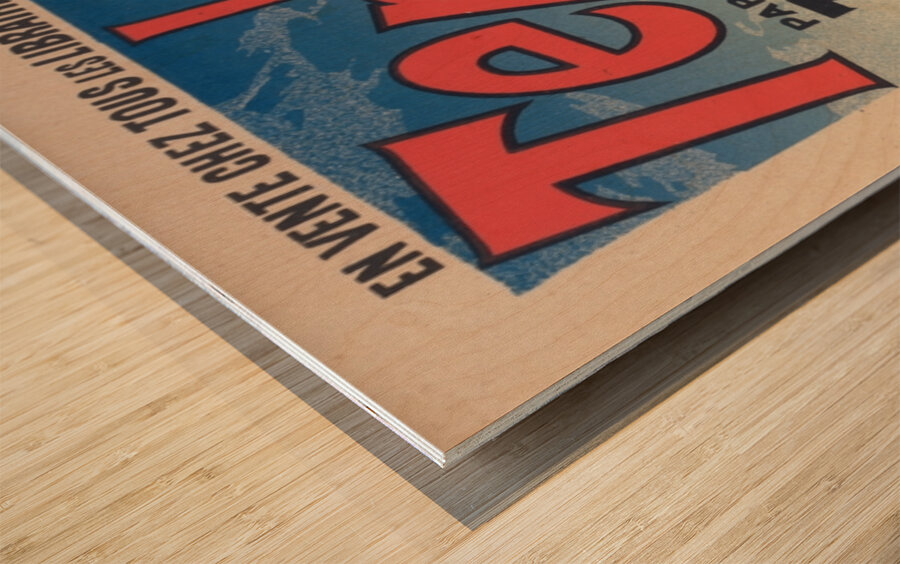 La Terre 1897 Poster by Jules Chéret Wood print