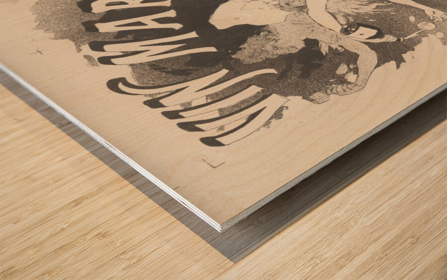 Vin Mariani Poster by Jules Chéret Wood print