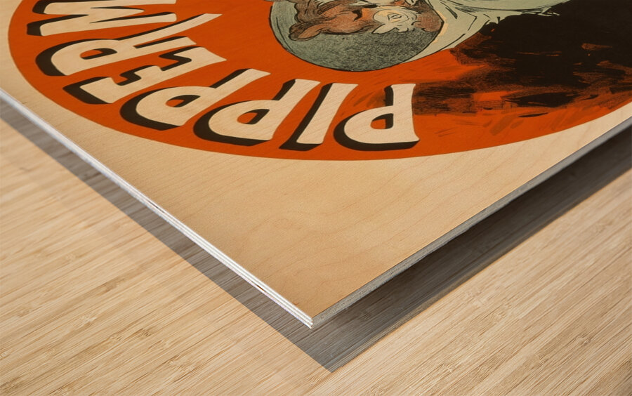 Pipperment 1899 Poster by Jules Chéret Wood print