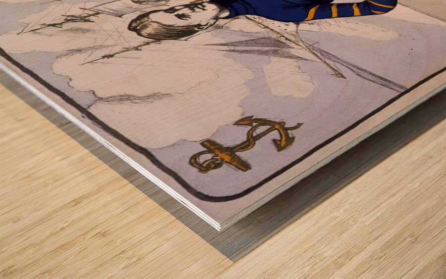 Annapolis 1902 Poster by Bristow Adams American 1875 – 1956 Wood print