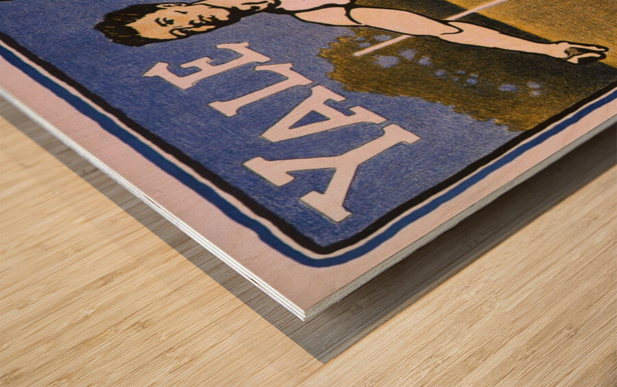 Yale 1903 Poster by Bristow Adams American 1875 – 1956 Wood print