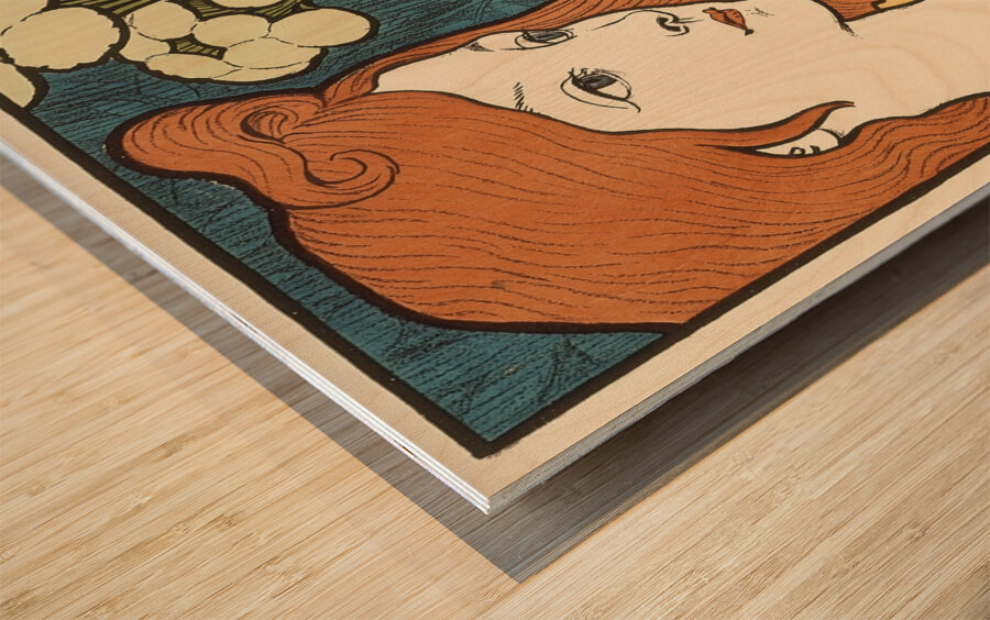 Salon des Cent 1894 Illustration by Eugène Samuel Grasset Wood print