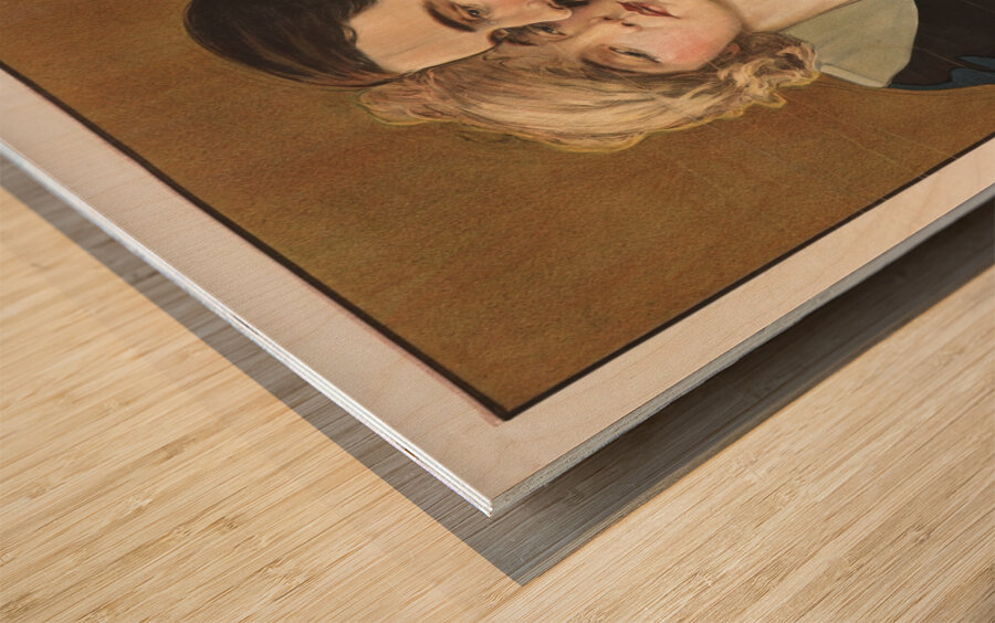 D. W. Griffith presents The greatest thing in life 1918 Morgan Lithograph Poster Wood print