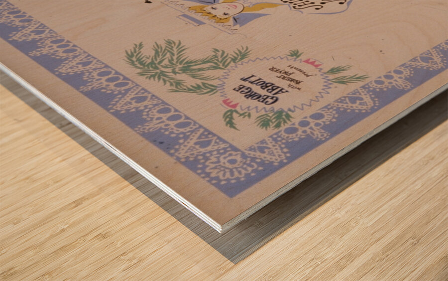 A tree grows in Brooklyn 1951 American 1905–1970 Artcraft Lithograph Poster Wood print