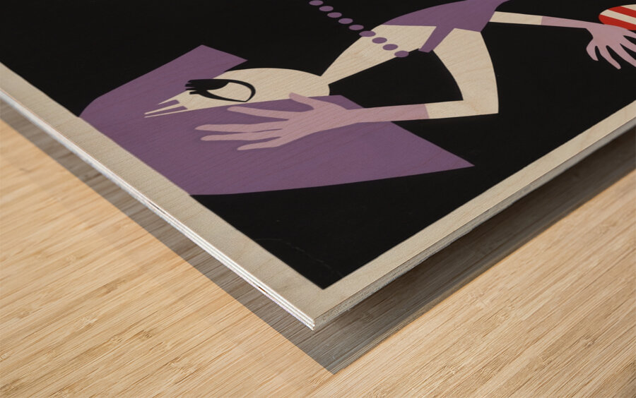 P.S. I love you 1964 Artcraft Lithograph Poster 1905–1970 Wood print