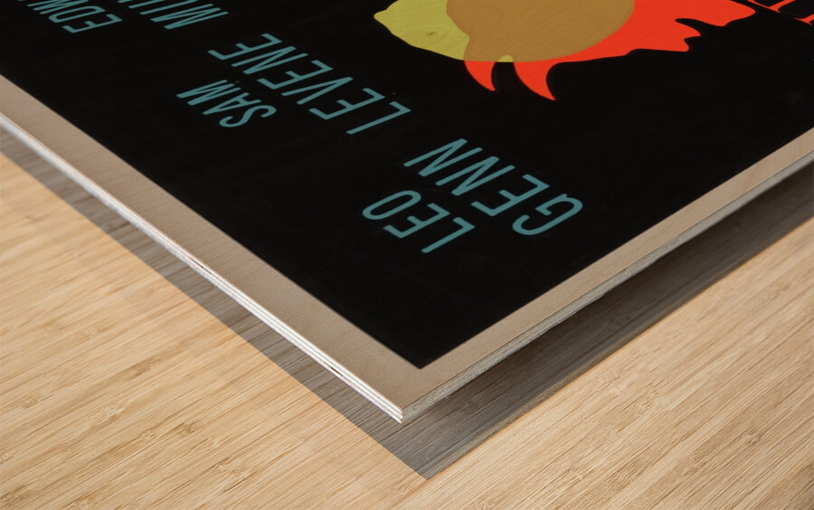 The Devil’s Advocate 1962 Artcraft Lithograph Poster 1905–1970 Wood print