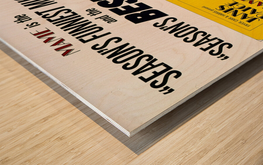 Mame 1965 Artcraft Lithograph Poster 1905–1970 Wood print