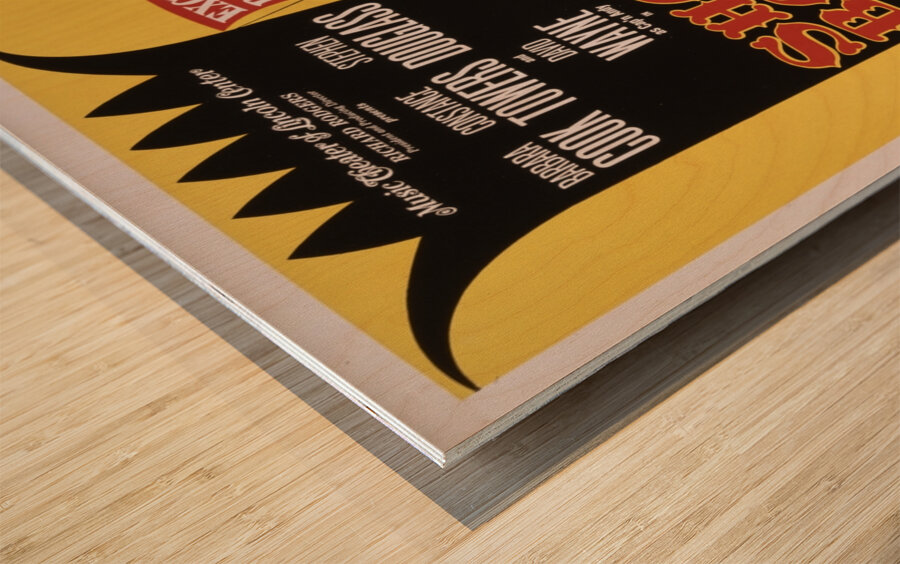 Showboat 1966 M. Koskinen Artcraft Lithograph Poster Wood print