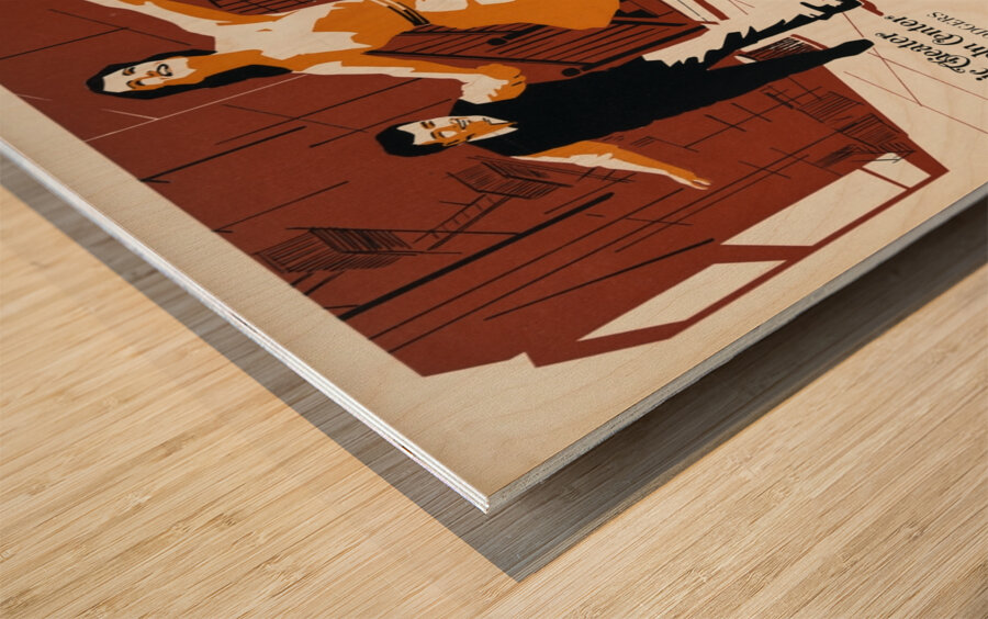 West side story 1958 Artcraft Lithograph American 1905–1970 Poster Wood print