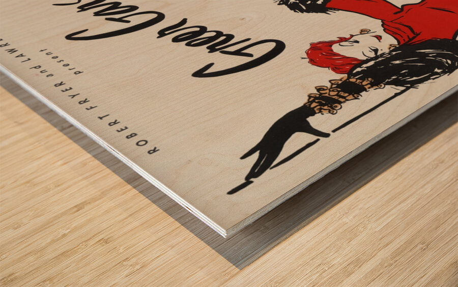 Greer Garson as ‘Auntie Mame’ 1958 Artcraft Lithograph Poster 1905–1970 Wood print