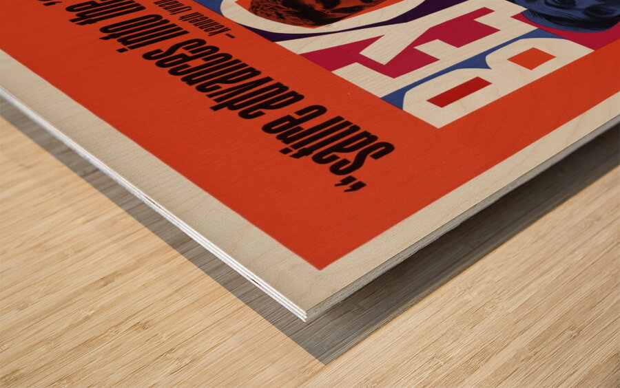 Beyond the fringe 1962 American 1905–1970 Artcraft Lithograph Poster Wood print