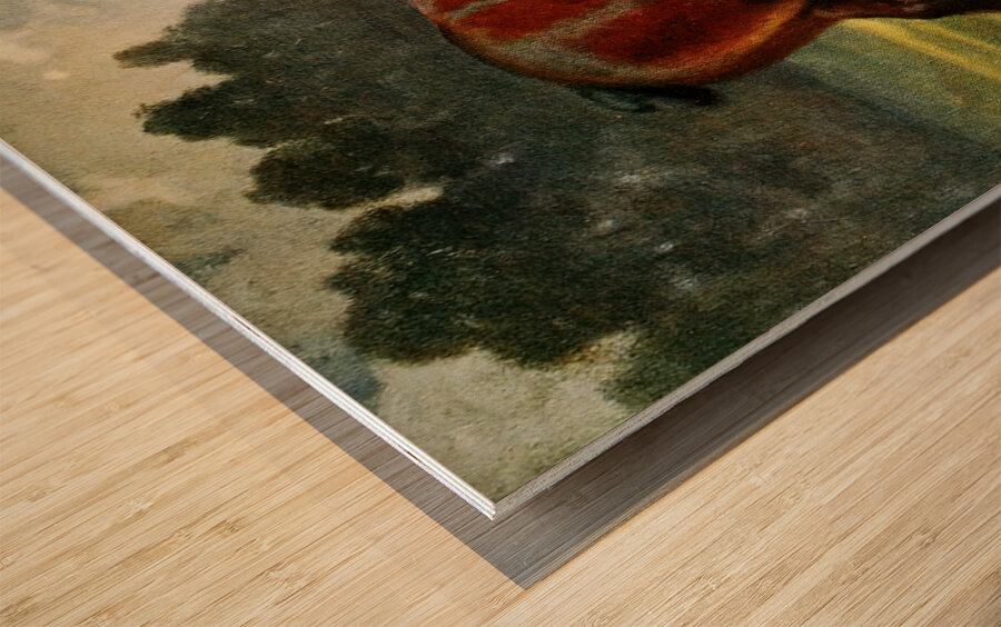 Shire Stallion Halstead Royal Duke John Hanson Walker Jr. English 1844-1933 Wood print