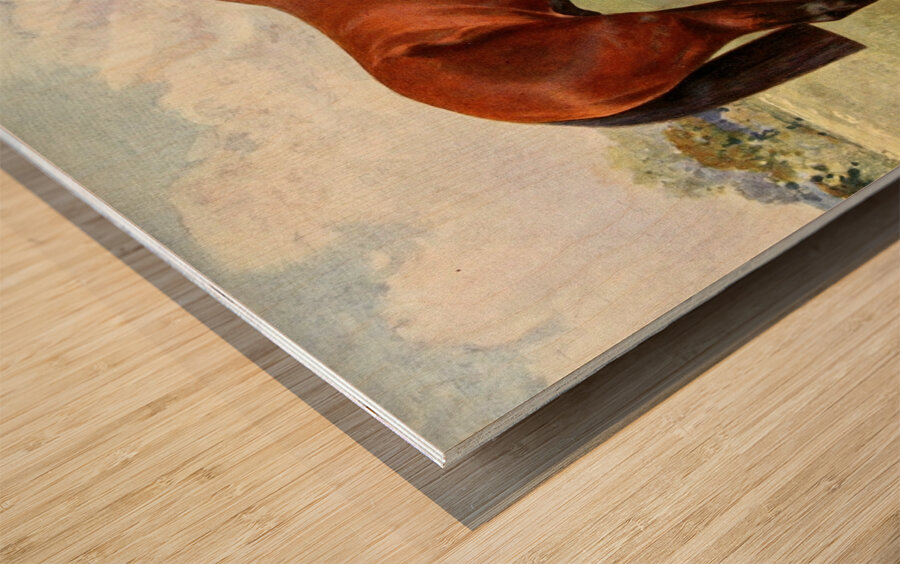 Spearmint Wood print