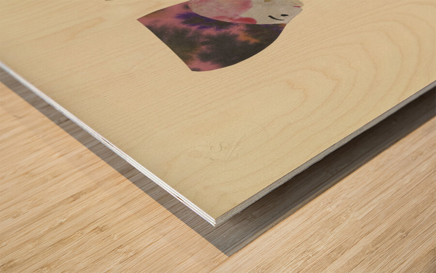 ‘Den falschen Engel …’ 1932  My Pictures Become Wilder and Wilder By John Elsas Wood print