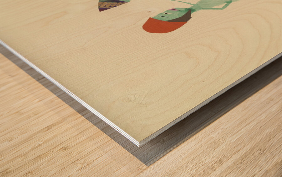 ‘Alma ich bin sehr gesund …’ 1932  My Pictures Become Wilder and Wilder By John Elsas Wood print