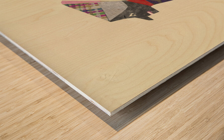 ‘Bei der Erbschaft war ich nicht begehrt …’ 1932  My Pictures Become Wilder and Wilder By John Elsas Wood print