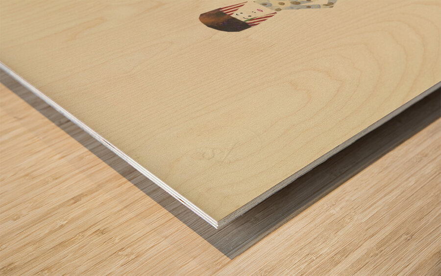 ‘Die Schönheit habe ich gepachtet …’ 1932  My Pictures Become Wilder and Wilder By John Elsas Wood print