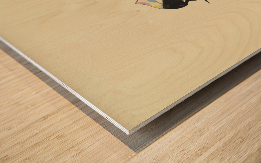 ‘Die Kleinen sucht ich auf allein …’ 1932  My Pictures Become Wilder and Wilder By John Elsas Wood print