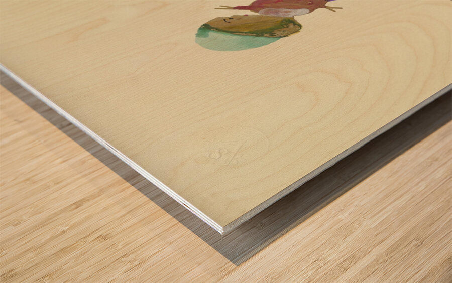 ‘Die da sagt …’ 1932  My Pictures Become Wilder and Wilder By John Elsas Wood print