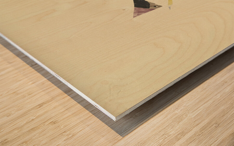 ‘Der vergötterte Menschenmann …’ 1932  My Pictures Become Wilder and Wilder By John Elsas Wood print