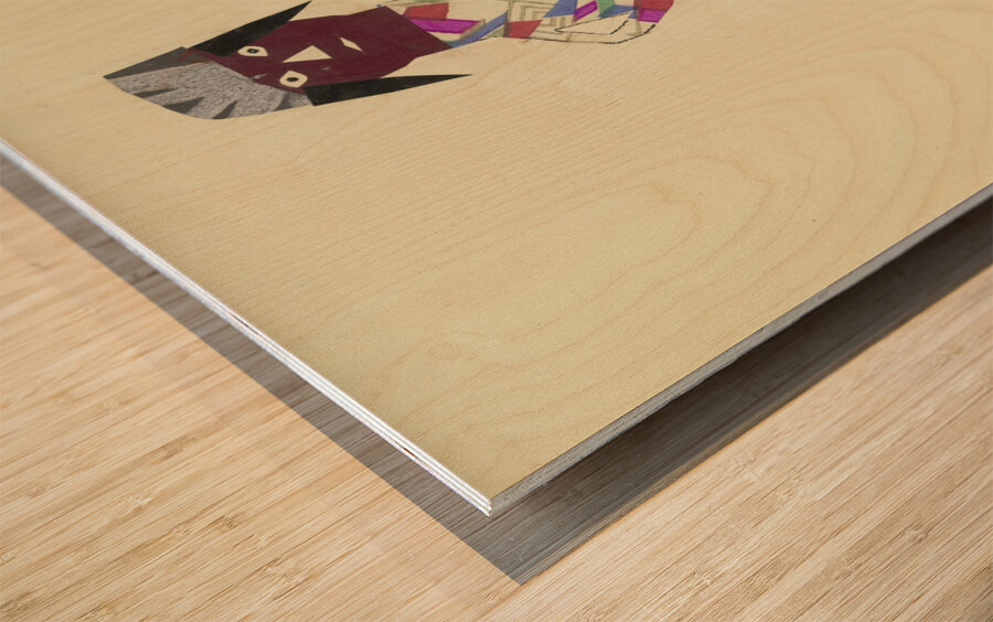 ‘Er stammt aus Abesinion …’ 1931  My Pictures Become Wilder and Wilder By John Elsas Wood print