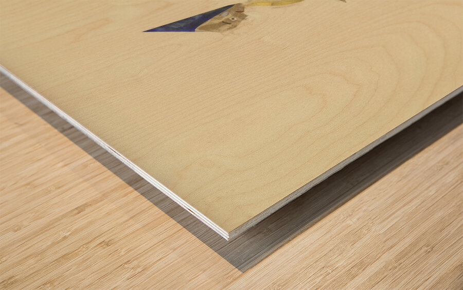 ‘Es hat mein Leben mich gelehrt …’ 1932  My Pictures Become Wilder and Wilder By John Elsas Wood print