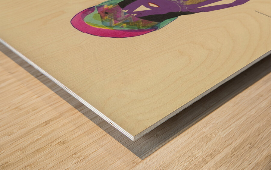 ‘Hier ist zu sehen die Zeit der Not …’ 1932  My Pictures Become Wilder and Wilder By John Elsas Wood print