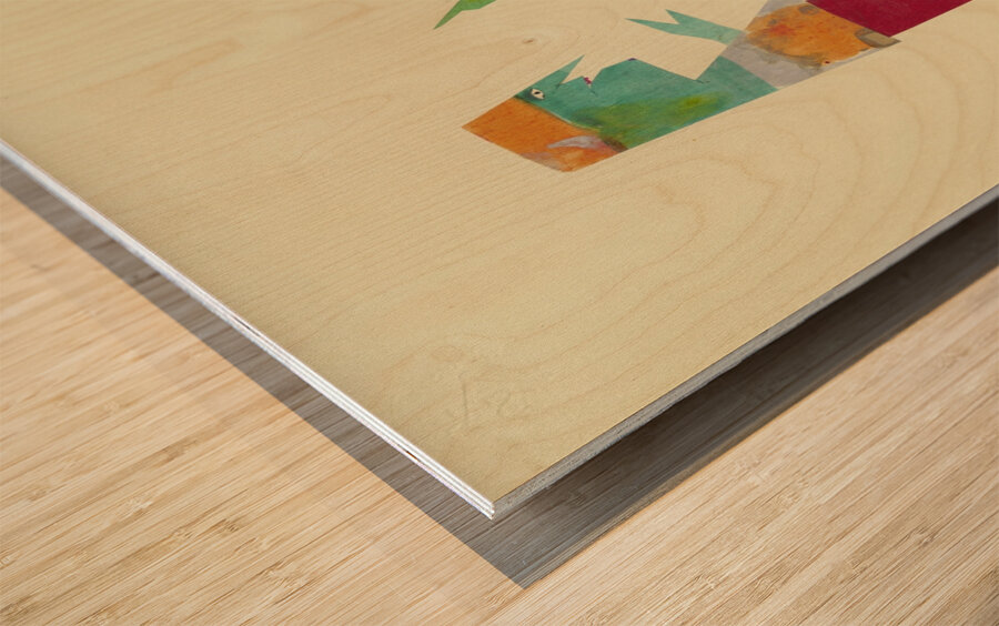 ‘Reisen die Bilder über die Schweiz …’ 1931  My Pictures Become Wilder and Wilder By John Elsas Wood print