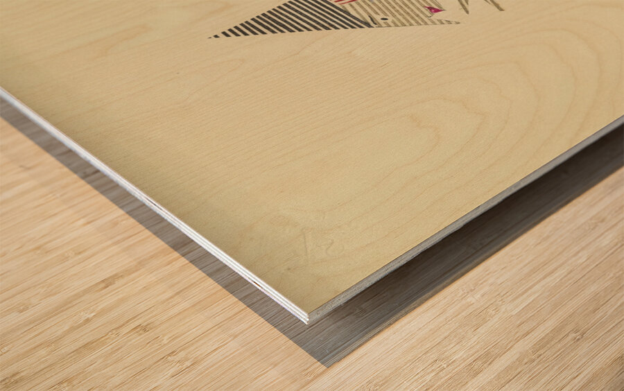 ‘Sagt man ‘schöne Frau und feiner Mann’ …’ 1931  My Pictures Become Wilder and Wilder By John Elsas Wood print